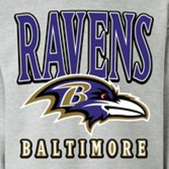 Baltimore Ravens NFL Crewneck Sweatshirt Retro Football Graphic Fan Gift 79 - Picture 2 of 5